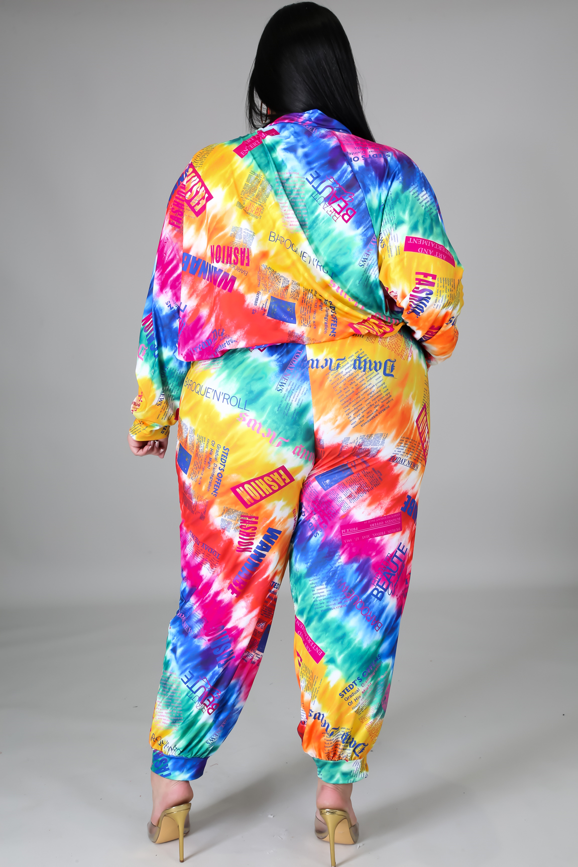 Rainbow 3 piece Jogging Suit (Mask not included)