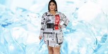 Load image into Gallery viewer, Newspaper Dress
